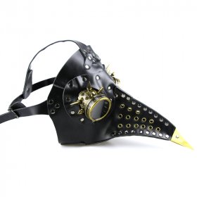 Gothic Cosplay Retro PU Leather Bird Mask