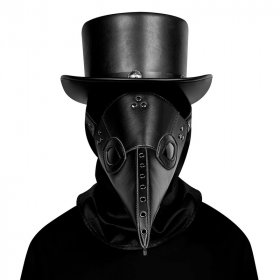Steampunk Plague Doctor Hooked Beak Mask