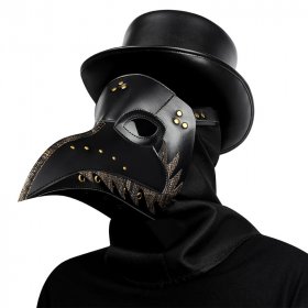 Steampunk Wing Splice Hooked Beak Mask