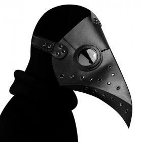 Steampunk Plague Doctor Cutout Beak Mask