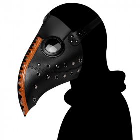 Steampunk Double Color Nailed Masquerade Mask