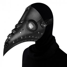 Steampunk Nailed Long Beak Cosplay Mask