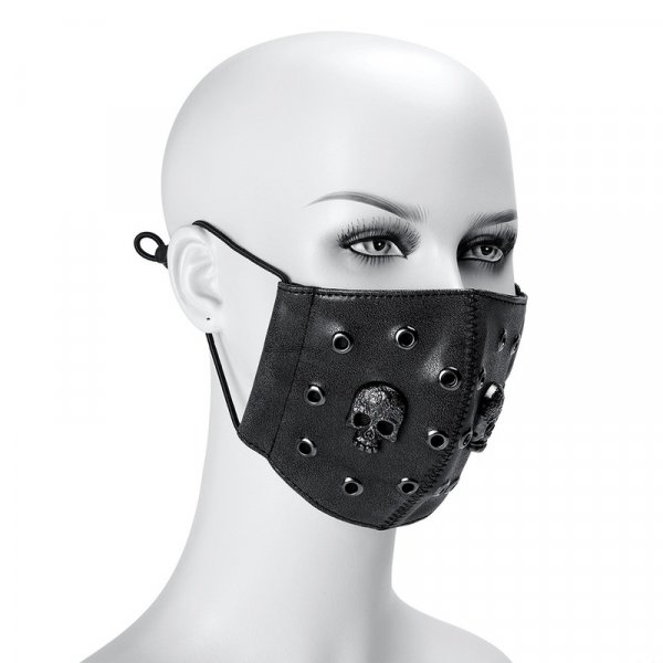 Steampunk Cutout Skull Mask