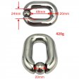 Male Oval Ball Stretcer Weight