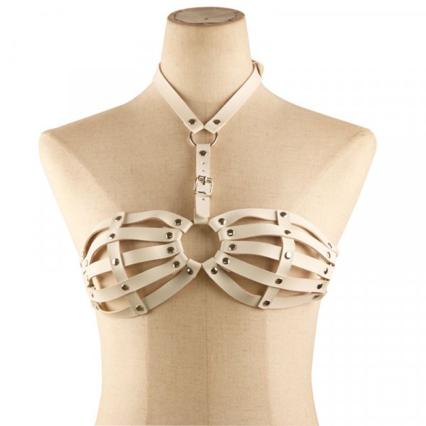 Erotic Women's Bra with Breast Garters