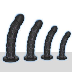 Soft Silicone Fish Scale Anal Butt Plug