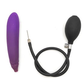 Inflatable Eggplant Butt Plug
