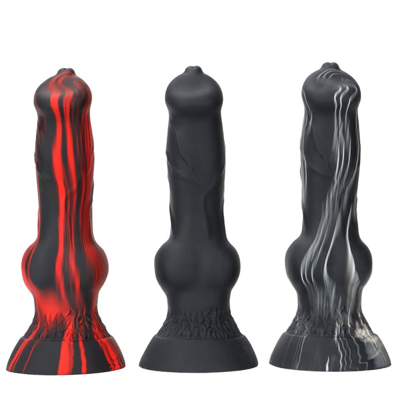 Real Lifelike Silicone Dildo - Double Color