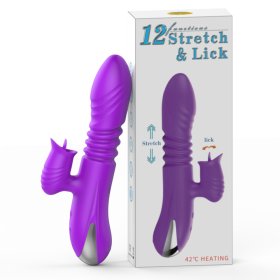Licking & Thrusting Rabbit Vibrator