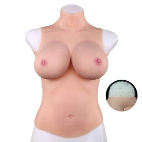 Half Body Breast Forms - Cotton