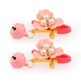 Flower Nipple Clip With Bell