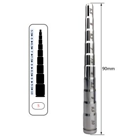 Steel Penis Plug With Scale Kit