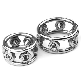 Cock Rings with 6 Spikes - Heavy
