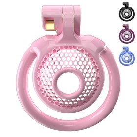 Sissy Chastity Cage With 5 Arc Rings- CX3