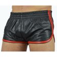 Leather Sports Shorts