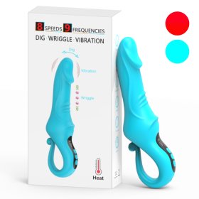 Dig and Wriggle Heating Vibration Dildo