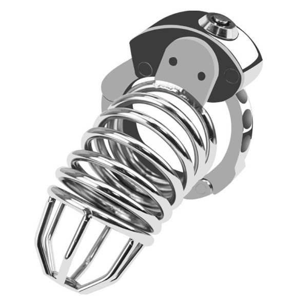 Male Chastity Bird Cage - Adjustable Ring