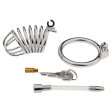 Male Chastity Bird Cage with Catheter