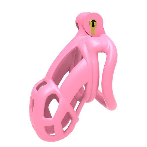 Cobra Chastity Cock Cage -Pink/Gray