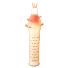 Ultrathin Massager Vibrator Cock Condom -C