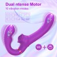 Rose Clit Stimulator Dual Motor Shock Panty Vibrator