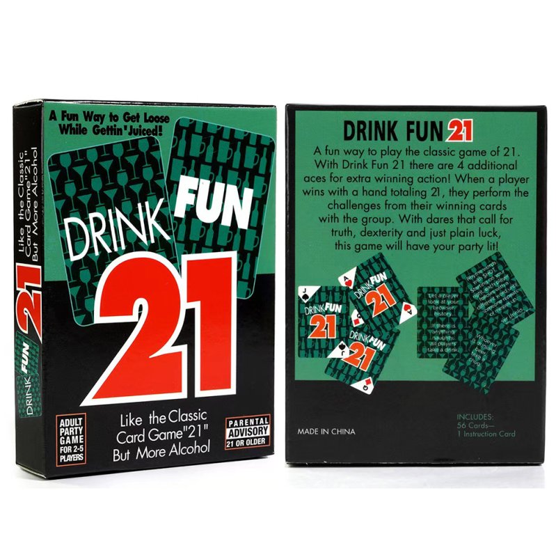 Drink Fun 21 Drink Drinking Card Games