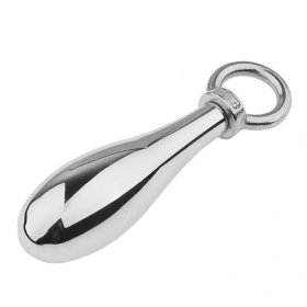 Detachable Ring Hook Metal Butt Plug