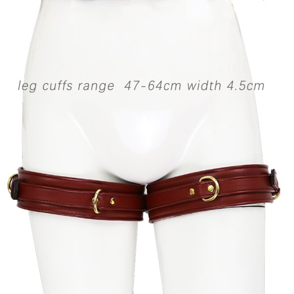 Leather Erotic Thigh Cuffs