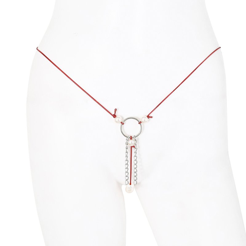 T-Thoning Panties With Beads And Chains