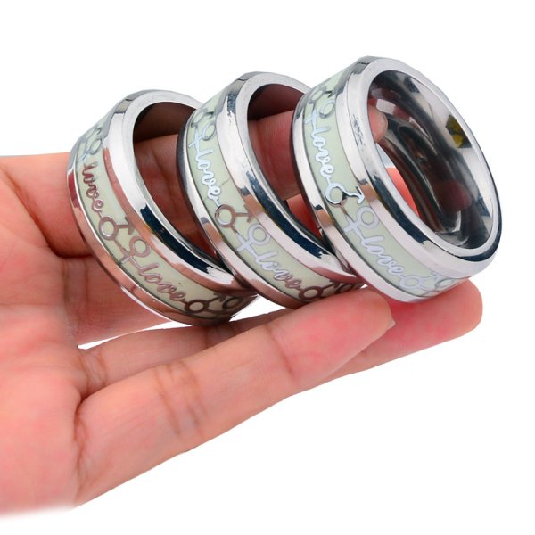 Luminous Metal Cock Ring
