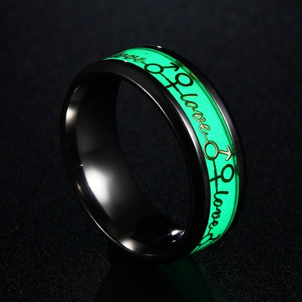 Luminous Metal Cock Ring