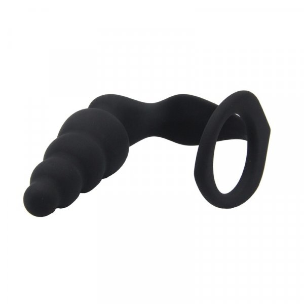 Anal Butt Plug with Penis Cock Ring