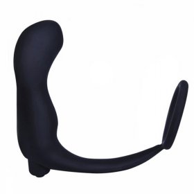 Vibrating Anal Plug with Cockring Ring