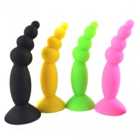 Suction Silicone Anal Beads
