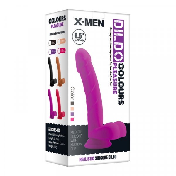 Liquid Silicone Colours Dildo Pleasure - 8.5"