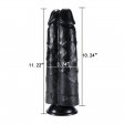 Double Penetrator Suction Cup Dildo 11 Inch