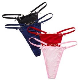 Special Ladies Heart Chain Low-waist Panty