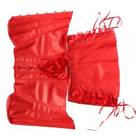 New Sexy Leather Long Waist Shaper Suit For Women