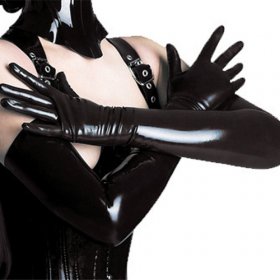 Hot Leather Queen Style Sexy Gloves