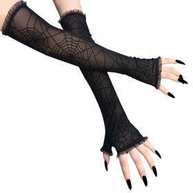 Spider Web Cosplay Show Gloves