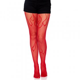New Passion Fire Fishnet Silk Stockings