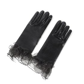 Sexy Pole Dancing Patent Leather Show Gloves