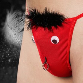 Red Shrew Tameless Men Thong Underwear