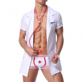 Sexy Men Nurse Play Game Passion Suit