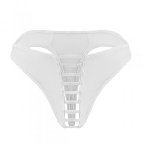 Special Men Hollowed-out Glass Yarn T-back Panty