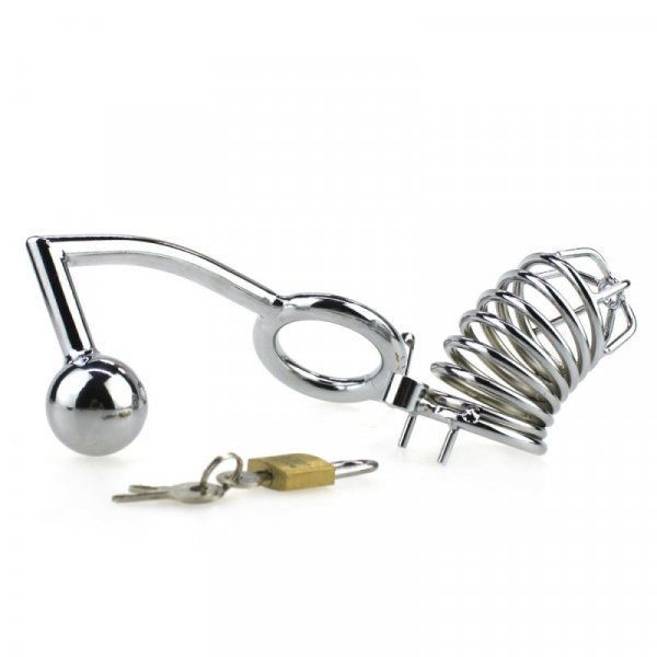 The Jail House Chastity Device With Anal Intruder