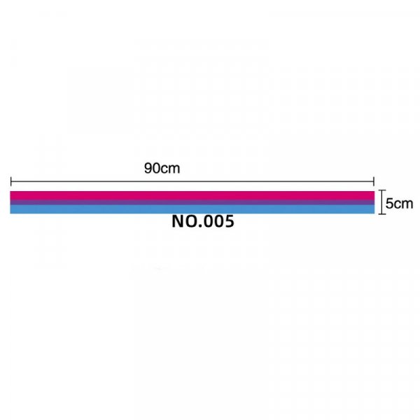 D708 LGBT Rainbow Ribbon 90*5cm-10pcs