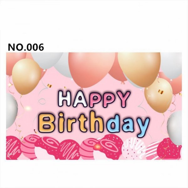D800 Happy Birthday Banner