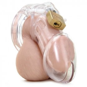 CB 6000 Male Chastity Device Clear