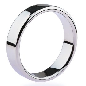 Chrome Stainless Steel Cock Ring - 1.2cm Height